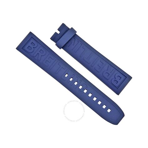 breitling rubber band blue|authentic breitling watch bands.